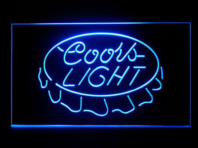 Coors Light Beer Cap Neon Light Sign